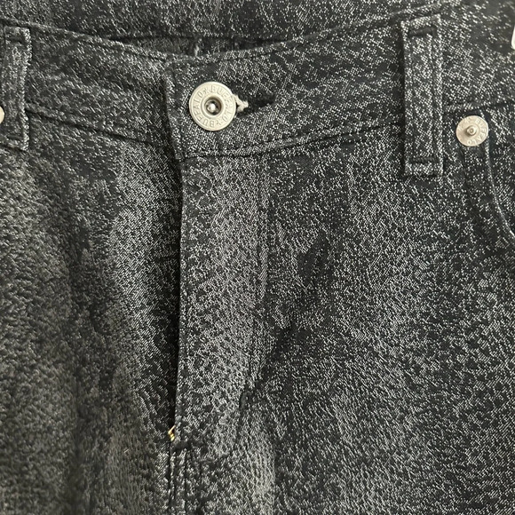 Buffalo David button women’s high rise boot cut “snake skin” jeans - Picture 3 of 8